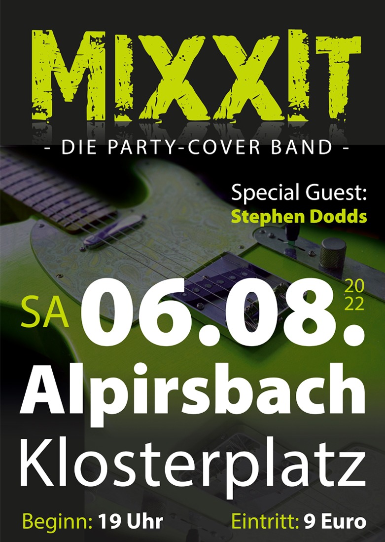 Hauptfoto Konzert mit der Rockcover-Band MixxIt